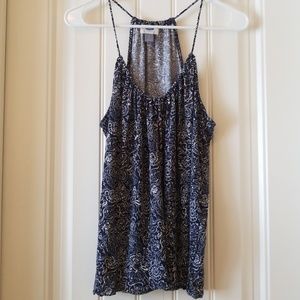 Navy floral Old Navy Tank Top